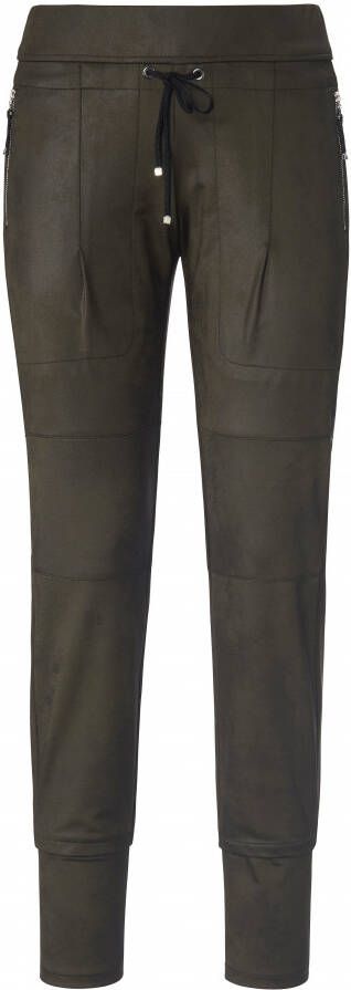 RAFFAELLO ROSSI Joggingbroek in leerlook model 'CANDY'