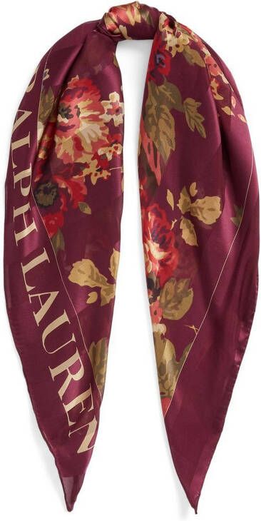 Ralph Lauren Zijden sjaaltje Van Lauren multicolour