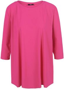Riani Jersey blouse zonder sluiting Van pink