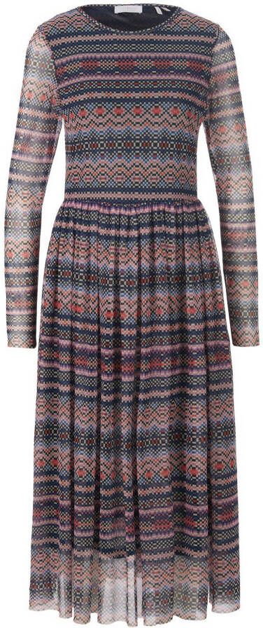 Rich & Royal Midi-jurk met all-over motief