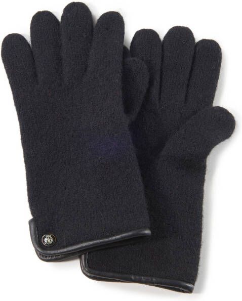 Roeckl Handschoenen 100% scheerwol Van zwart