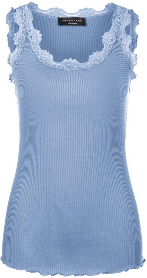 Rosemunde Tanktop Babette Silk Top Vintage-kantenrand brede bandjes vrouwelijk comfortabel zijdemix - Foto 3