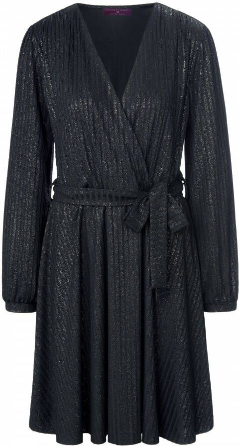TALBOT RUNHOF X PETER HAHN Jersey jurk lange mouwen Van zwart