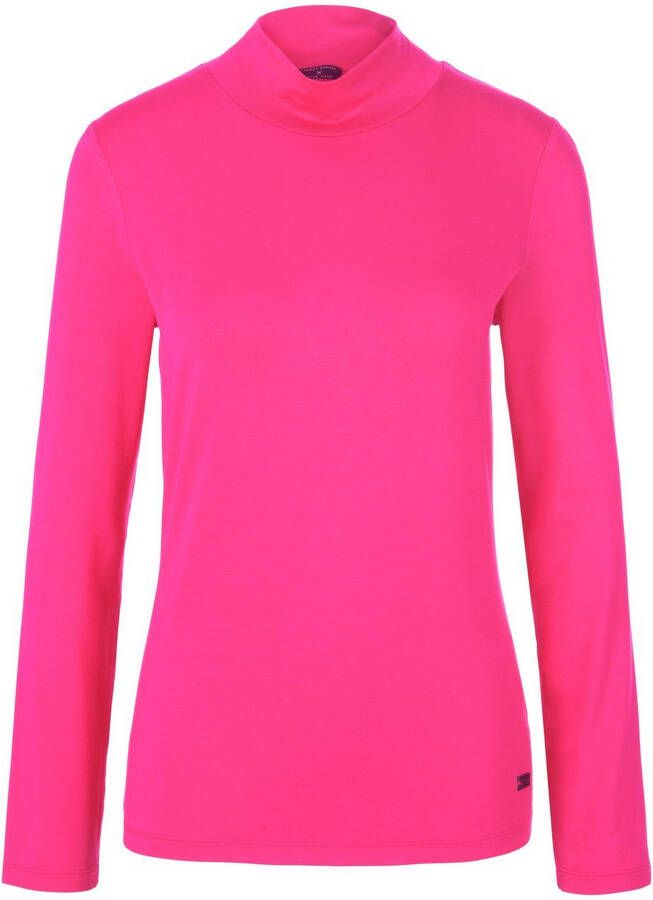 TALBOT RUNHOF X PETER HAHN Shirt lange mouwen en opstaande kraag Van pink