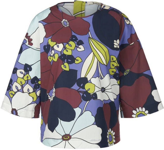 Teeh`s by ODEEH Blouse 100% katoen Van teeh's by ODEEH paars
