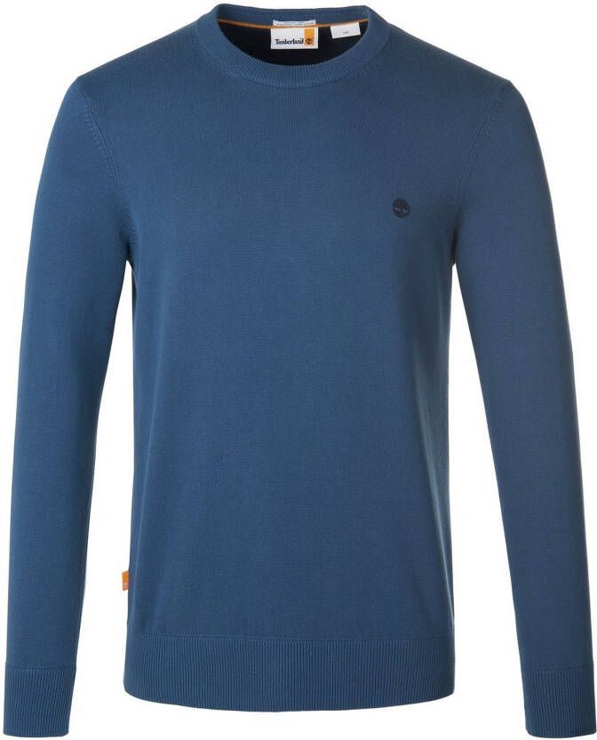 Timberland Biologisch Katoenen Herentrui Blue Heren