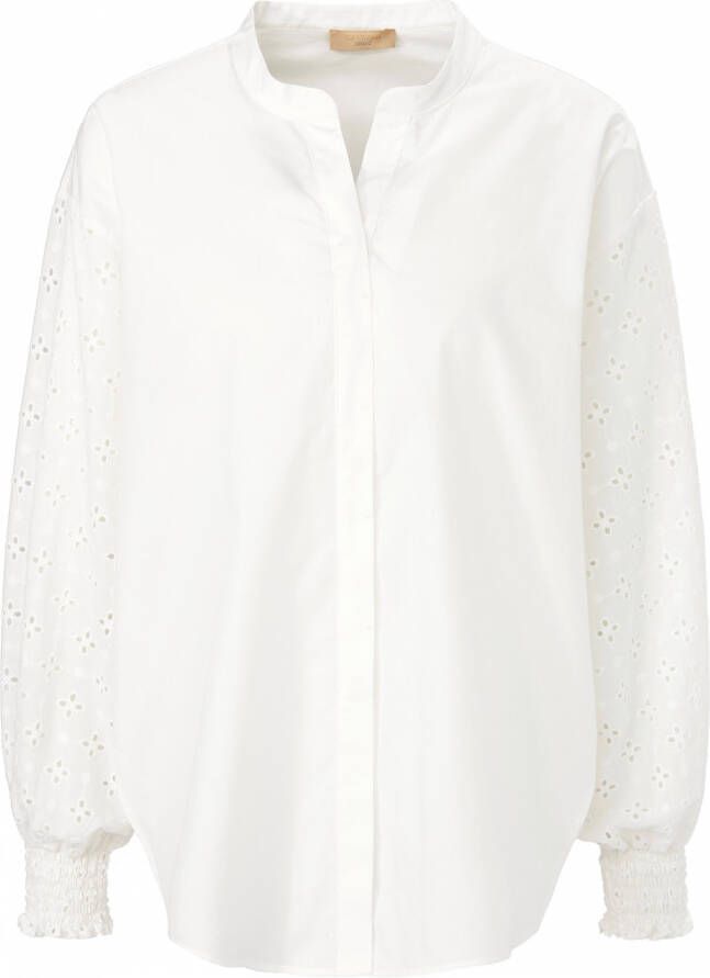 TRUE STANDARD Blouse 100% katoen Van wit