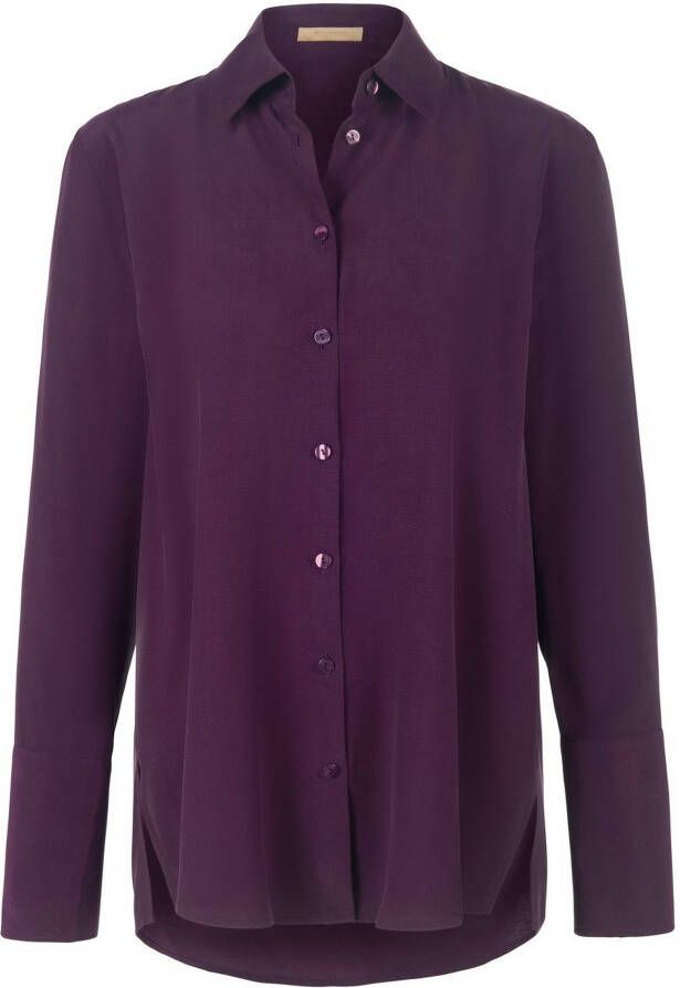 TRUE STANDARD Lange blouse lange mouwen Van paars