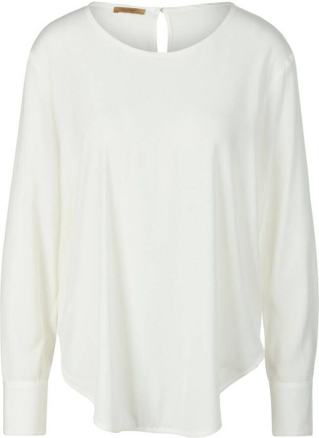 TRUE STANDARD Lange blouse lange mouwen Van wit