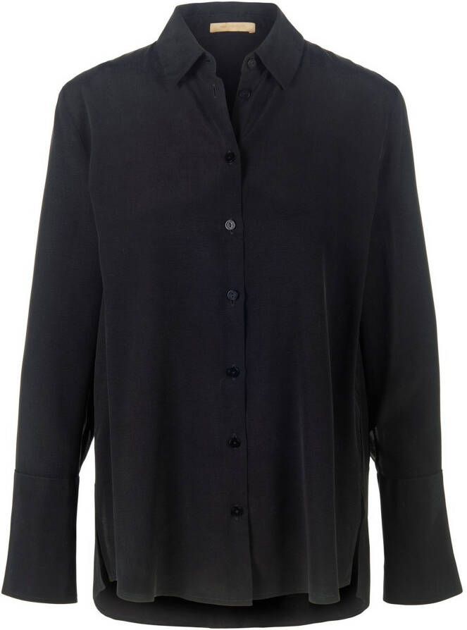 TRUE STANDARD Lange blouse lange mouwen Van zwart