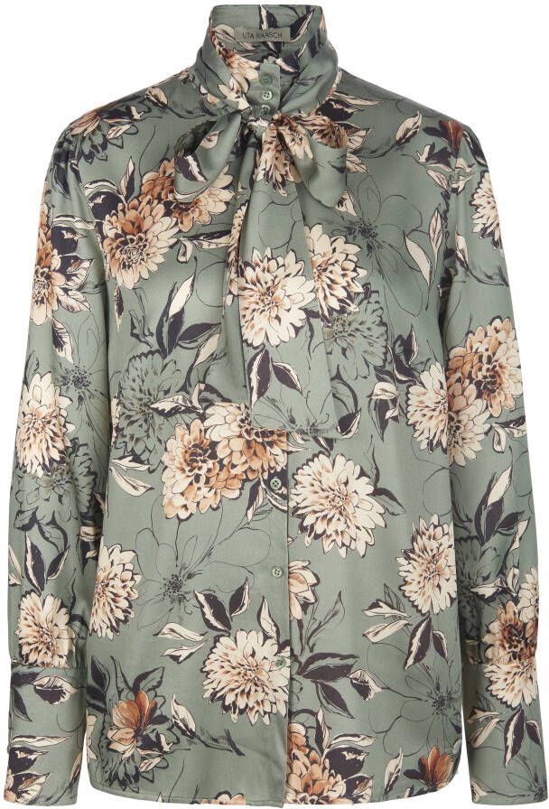 Uta Raasch Blouse 100% viscose Van groen