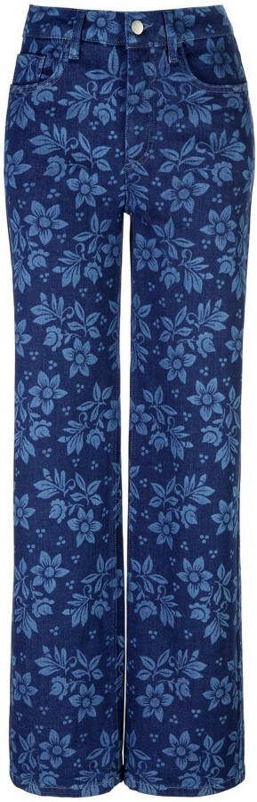 Uta Raasch Jeans wijde pijpen Van blauw