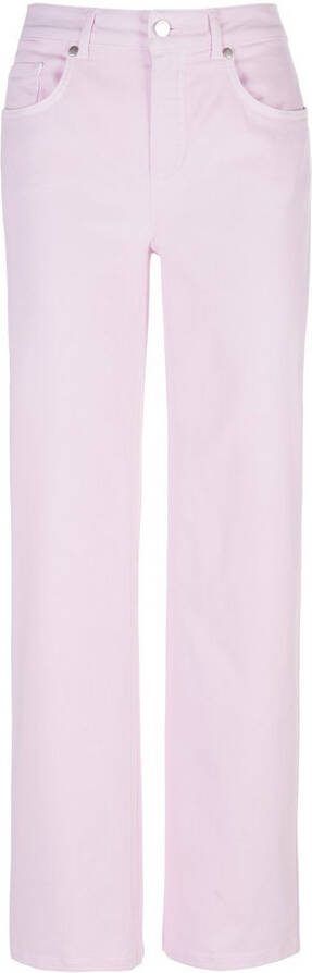 Uta Raasch Wide Leg-jeans studs Van roze