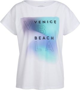 Venice Beach Shirt ronde hals en korte mouwen Van wit