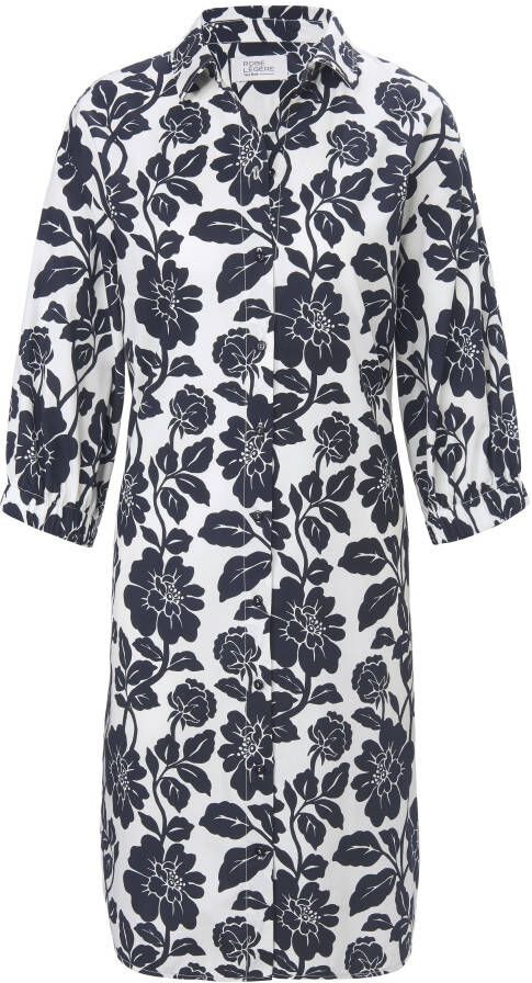 Vera Mont Jurk overhemdkraag Van Robe Légère blauw