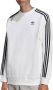 Adidas Originals Trainingsshirt Adicolor Clics 3-Stripes Crew Sweatshirt White Heren - Thumbnail 3