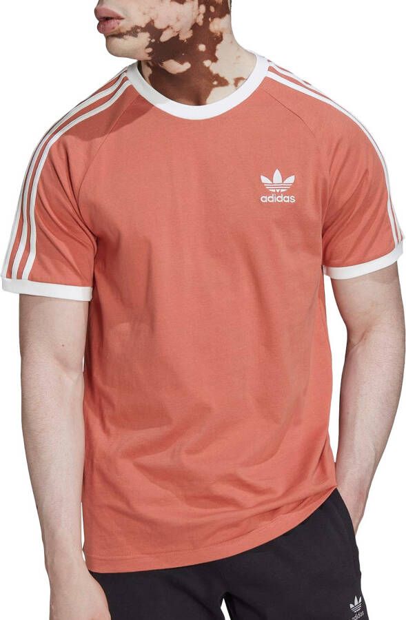 Adidas Originals T-shirt met logostitching model '3-STRIPES TEE'
