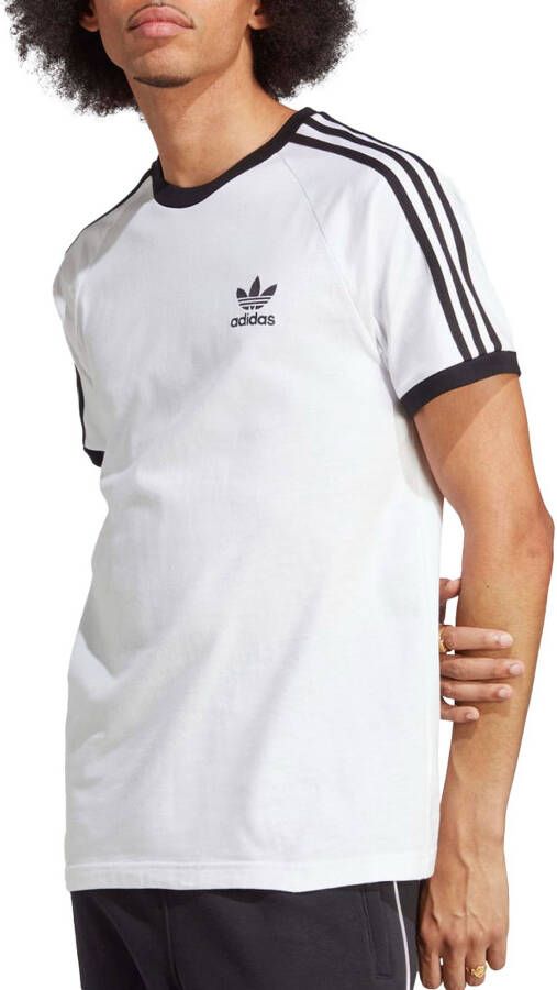 Adidas Originals Heren Wit T-Shirt met Korte Mouwen White Heren