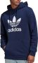 Adidas Originals Blauwe hoodie met maxi logo print Blue Heren - Thumbnail 2