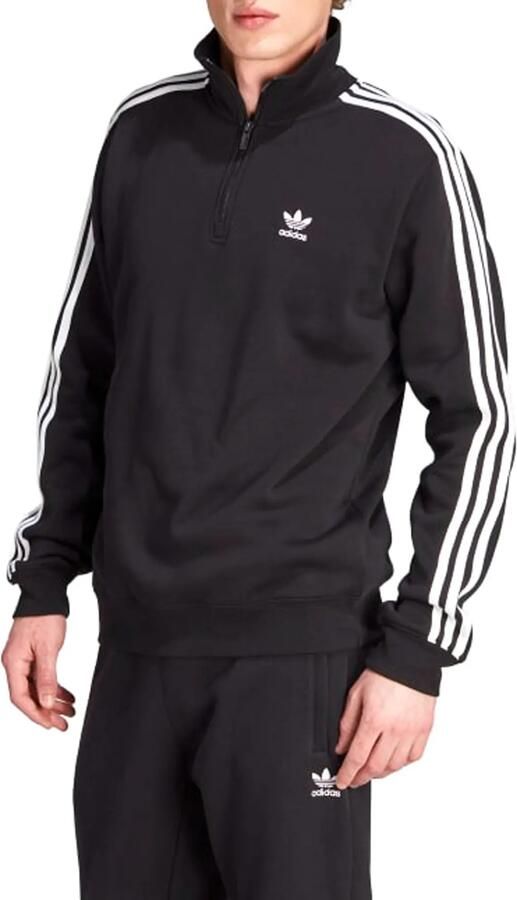 Adidas Originals Adicolor Classics 3-Stripes Sweatshirt met Halflange Rits