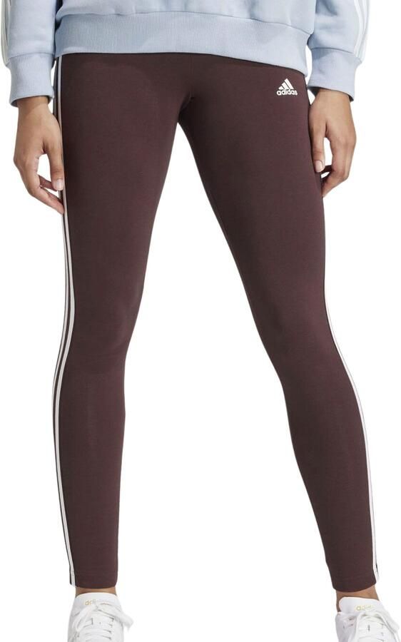 Adidas Badge Of Sport 3-Stripes Leggings Brown- Dames Brown