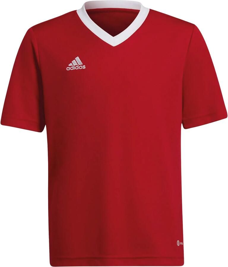 Adidas Perfor ce junior voetbalshirt rood Sport t-shirt Gerecycled polyester Ronde hals 152