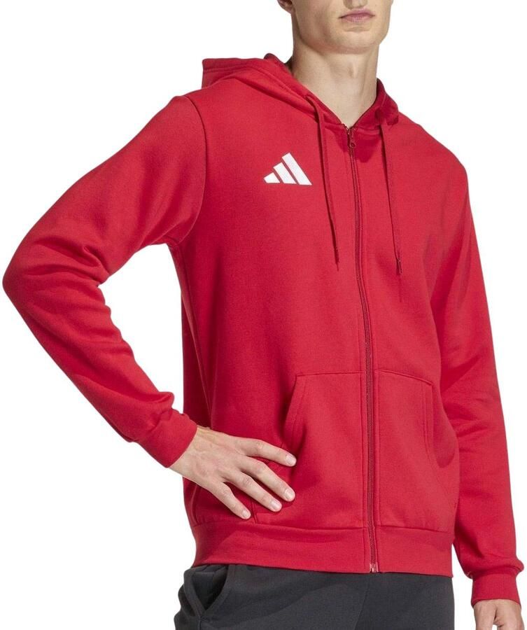 Adidas Entrada 26 Full Zip Hooded Vest Heren