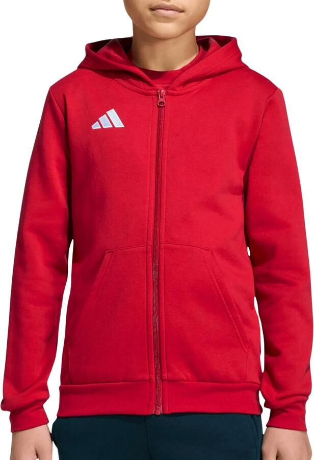 Adidas Entrada 26 Full Zip Hooded Vest Junior