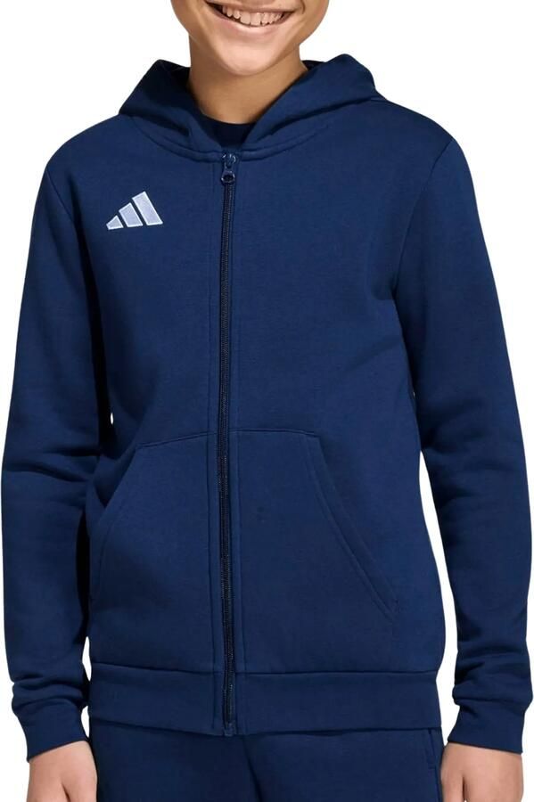 Adidas Entrada26 Hoodie met Lange Ritssluiting Kids - Foto 4