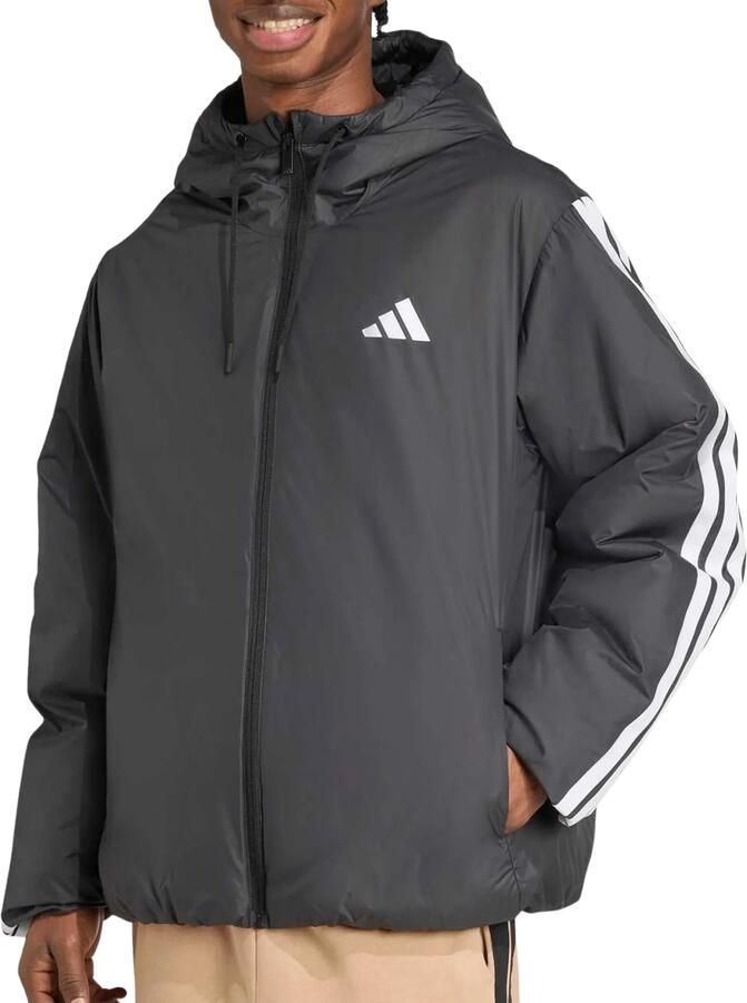 Adidas Essentials ClimaWARM 3-Stripes Insulated Hooded Winterjas Heren