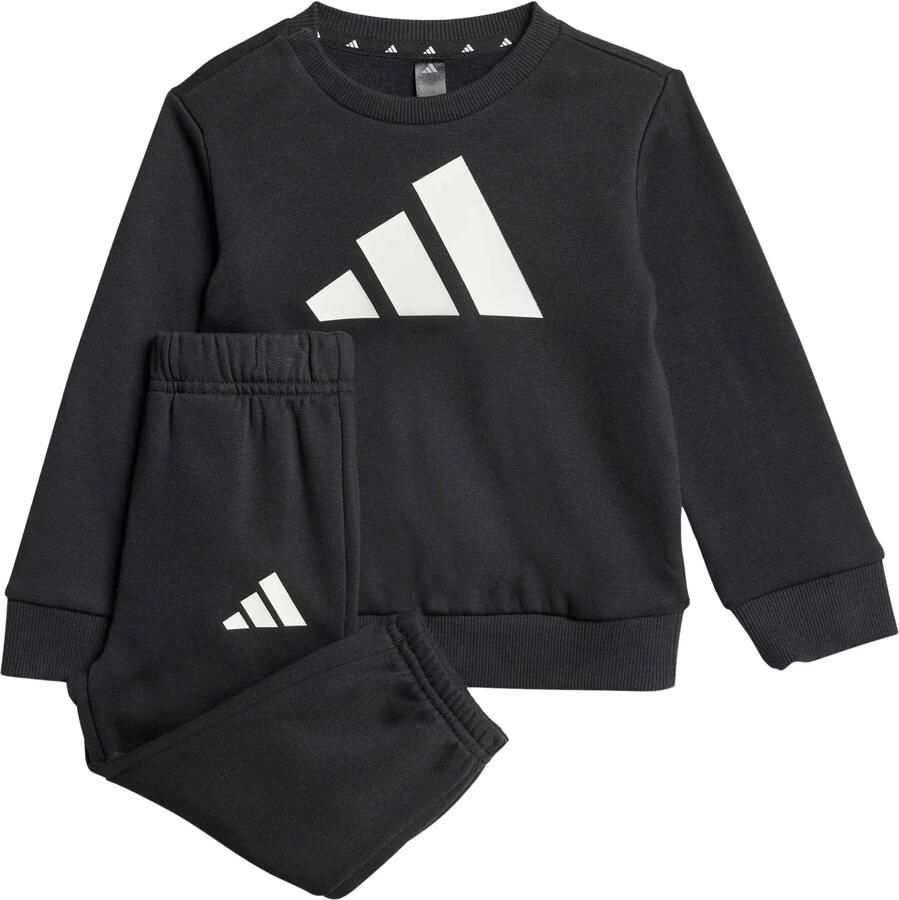 Adidas Sportswear joggingpak zwart wit Katoen Ronde hals
