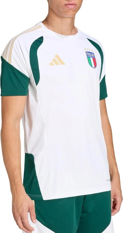 Adidas T-shirt Korte Mouw T-shirt Tiro manches courtes blanc