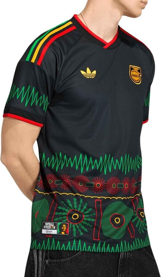 Adidas Jamaica 26 X Bob Marley Uitshirt Zwart- Heren Zwart - Foto 2