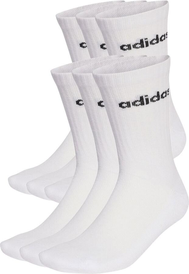 Adidas Sokken Linear Crew Socks Cushioned Socks 6 Pair Pack - Foto 5