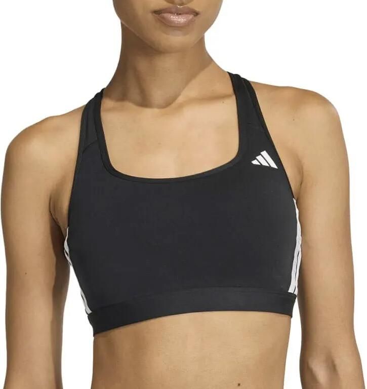 Adidas Optime Essentials 3-Stripes Medium Support Sportbeha Dames - Foto 6