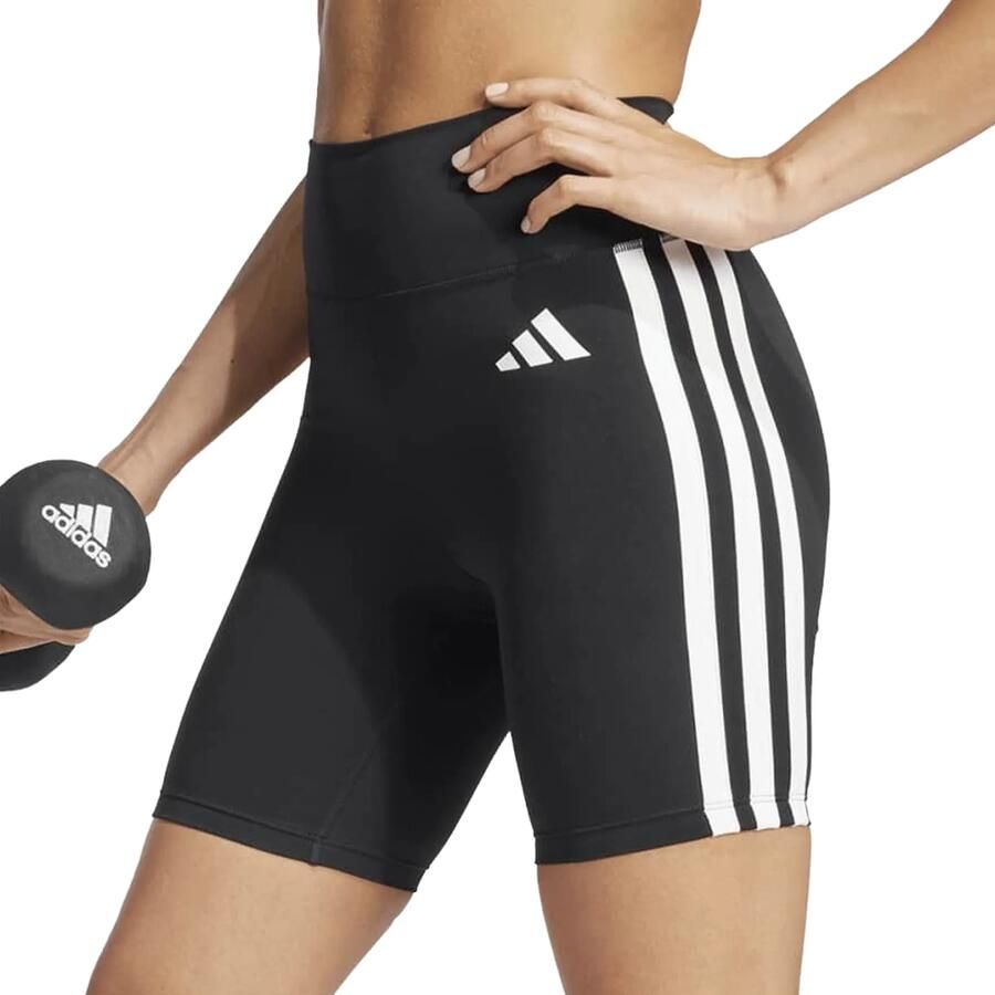 Adidas Legging Leggings Optime Essentials 3 Stripes taille haute