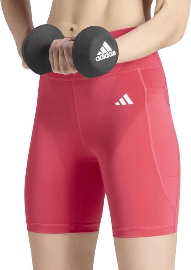 Adidas Optime Essentials Stash Pocket 7inch Short Legging Dames