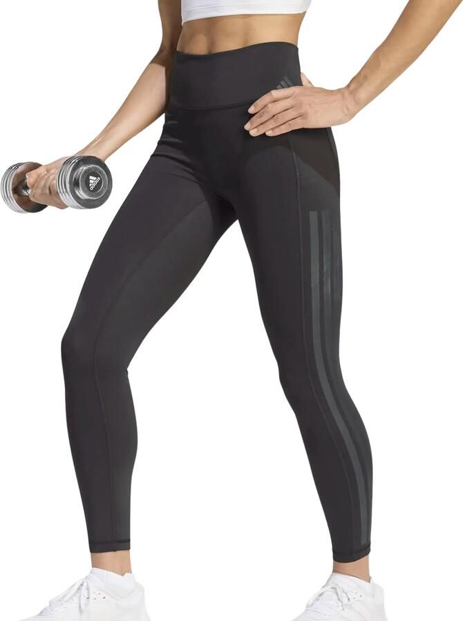 Adidas Training Slim Fit sport-legging met logoprint model 'OPT 3S 7 8 L' - Foto 4