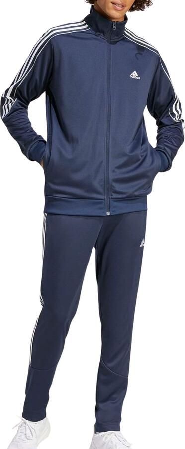 Adidas 3-Stripes Doubleknit Tracksuit Navy- Heren Navy