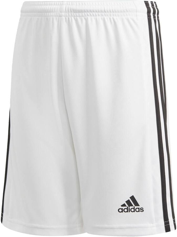 Adidas Perfor ce Junior Squad 21 sportshort wit zwart Sportbroek Polyester 176