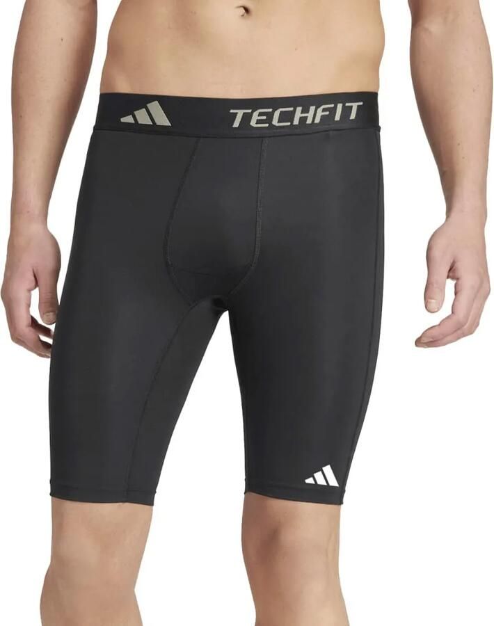 Adidas Training Slim fit korte broek met logoprint model 'Base'