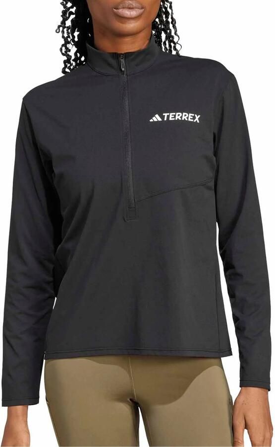 Adidas Terrex Multi Climacool Longsleeve met Halflange Rits