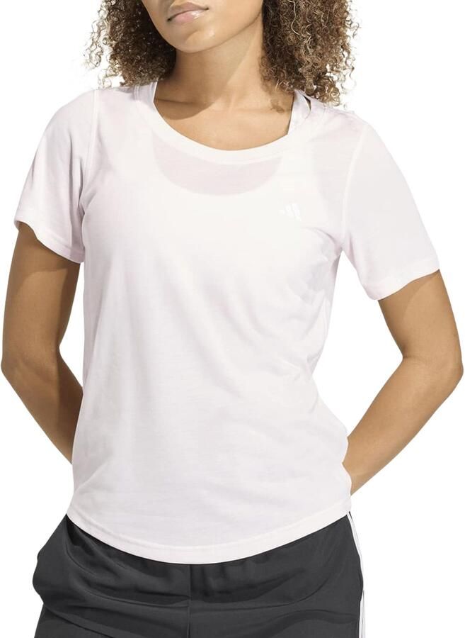 Adidas Workout Essentials T-shirt met Lage Halslijn