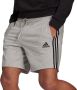 Adidas aeroready essentials 3 stripes korte broek grijs heren - Thumbnail 2