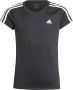 Adidas 3 Strepen T-shirt voor Kinderen Black Unisex - Thumbnail 1