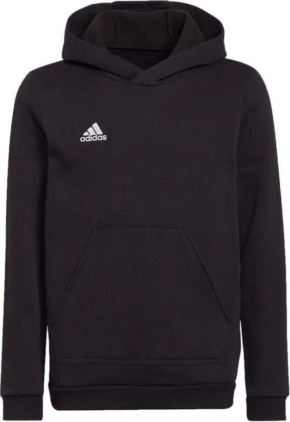 Adidas Perfor ce Junior sporthoodie zwart Sportsweater Katoen Capuchon 152