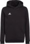 Adidas Perfor ce Junior sporthoodie zwart Sportsweater Katoen Capuchon 140 - Thumbnail 1