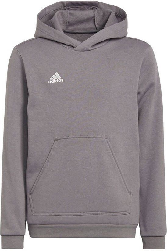 Adidas Perfor ce Junior sporthoodie zwart Sportsweater Grijs Katoen Capuchon 128