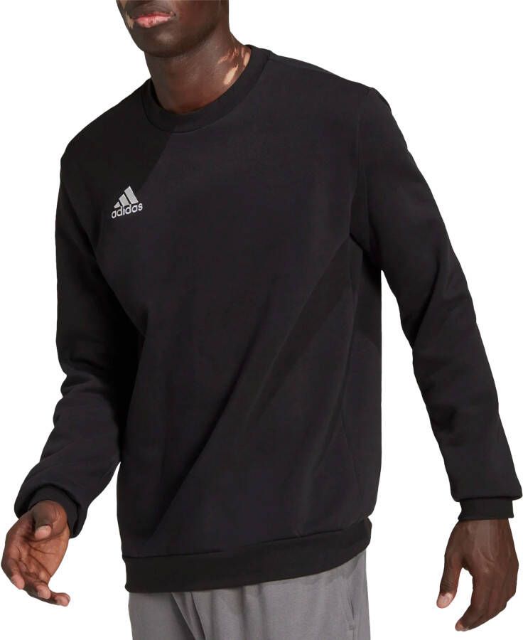 Adidas entrada 22 sweater zwart wit heren