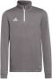 Adidas Perfor ce junior voetbalshirt grijs Sport t-shirt Gerecycled polyester Opstaande kraag 140 - Thumbnail 1
